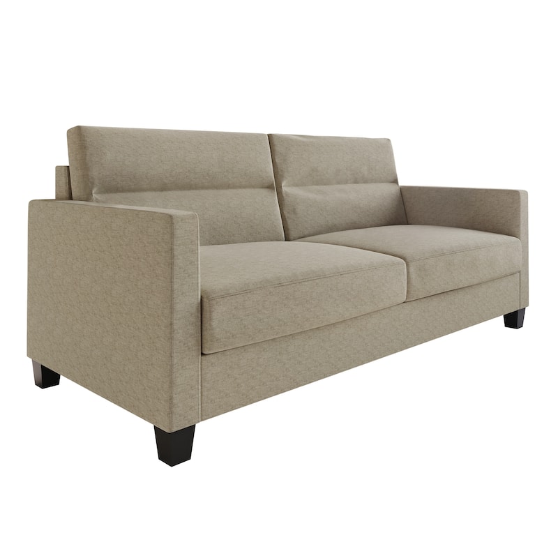 CraftPorch Clean and Minimalist Linen Upholstered Sofa