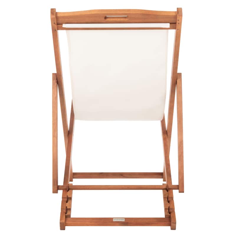 SAFAVIEH Outdoor Natalya Foldable Sling Chair (Set of 2) - 24W x 34D x 41H