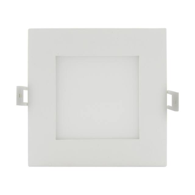 12 Watt LED Direct Wire Downlight Edge-lit 6 in. CCT Selectable 120V Dimmable Square Remote Driver
