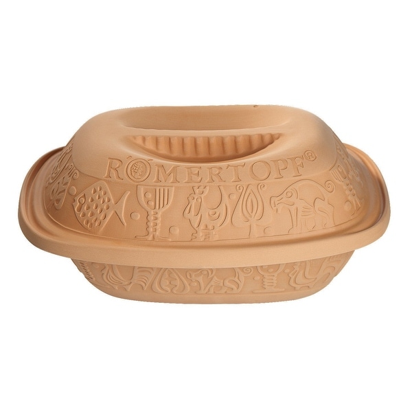 Romertopf by Reston Lloyd Classic Series Glazed Natural Clay Cooker, Small. Opens flyout.