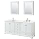 Option White, Chrome Trim, Giotto Quartz Top