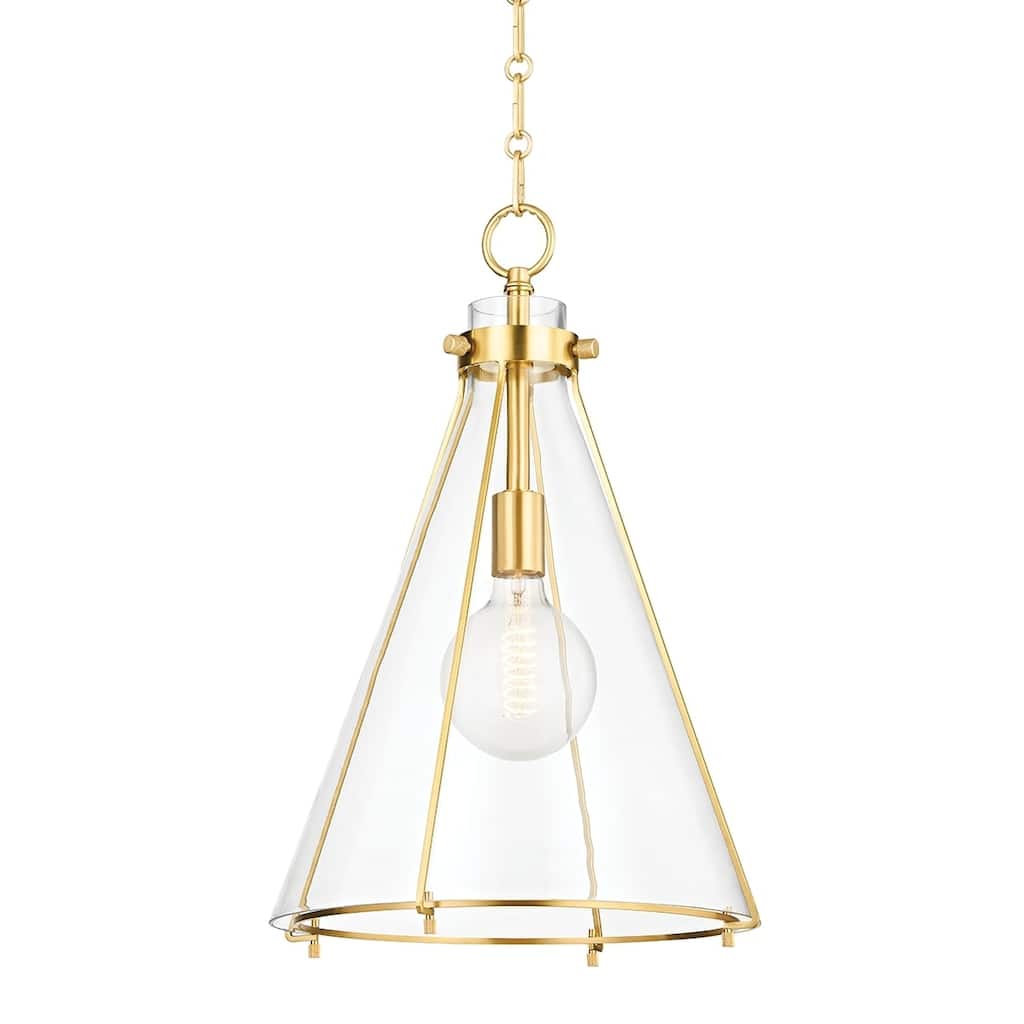 Eldridge 1 Light Pendant - Conical