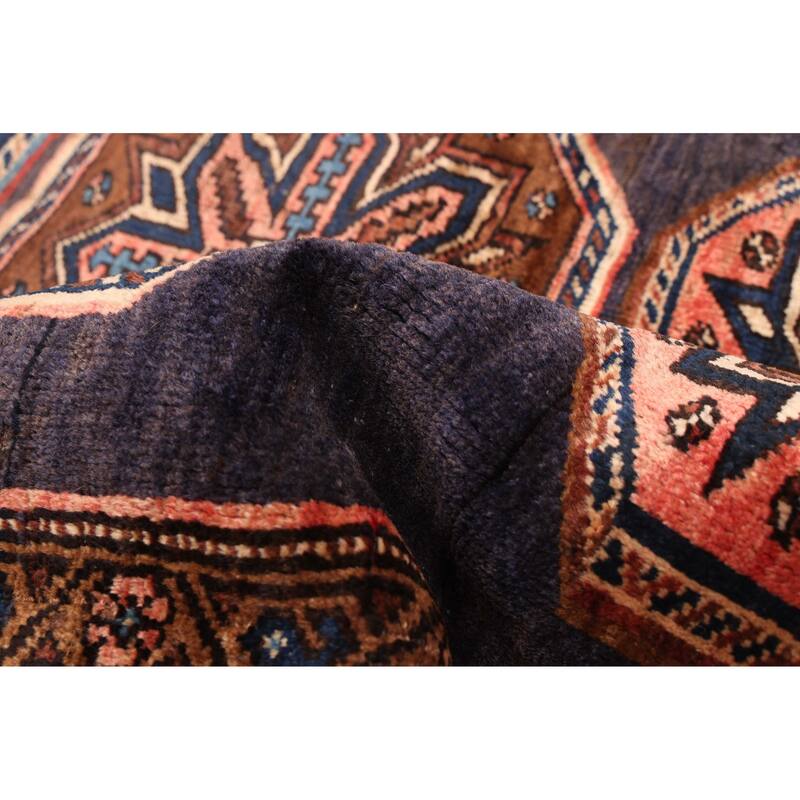 ECARPETGALLERY Hand-knotted Konya Anatolian Dark Navy Wool Rug - 4'2 x 8'0