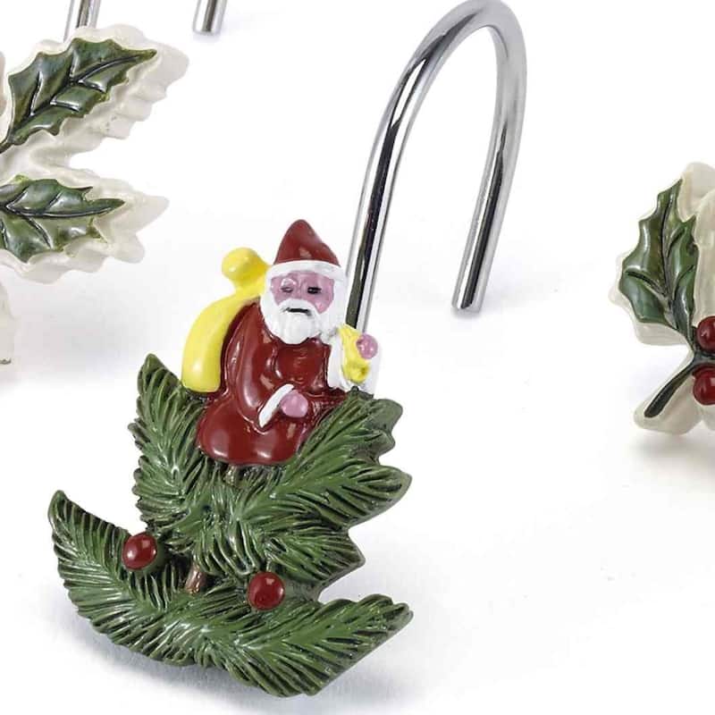 Spode® Christmas Tree Shower Hooks - Red