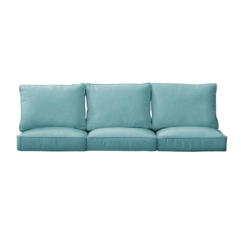 Sorra Home Outdura Solid Indoor/Outdoor Corded Sofa Set