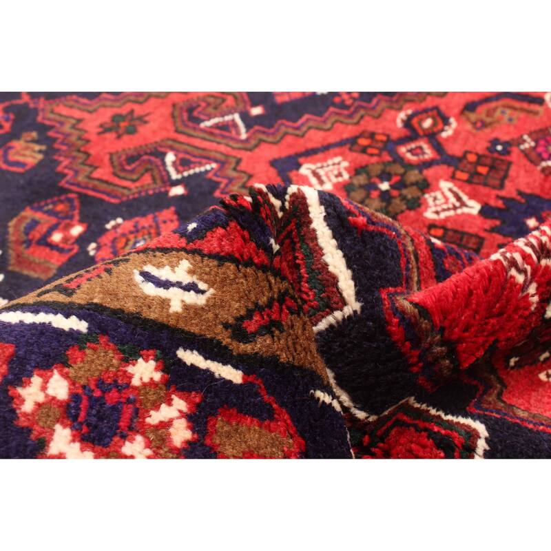 ECARPETGALLERY Hand-knotted Anadol Red Wool Rug - 4'4 x 7'4