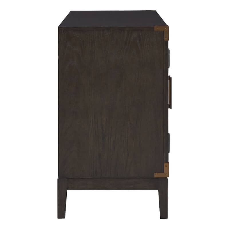 Burkhaus Dark Brown Dining Room Server - 60"W x 19"D x 32"H