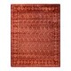 Thumbnail 1, Eclectic, One-of-a-Kind Hand-Knotted Area Rug - Red, 8' 0" x 10' 0" - 8' 0" x 10' 0".