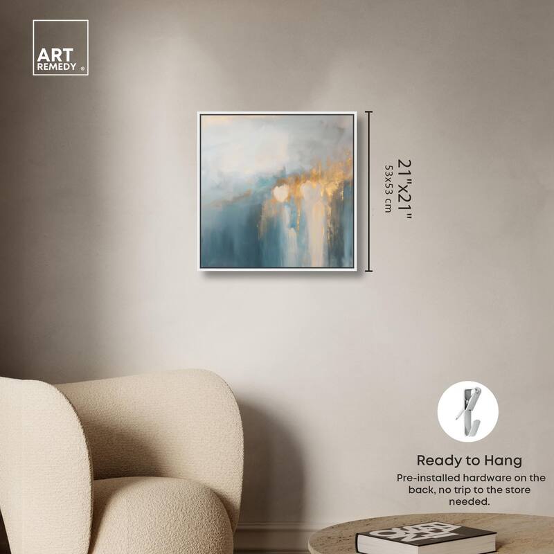 Golden Tears II Canvas by Art Remedy