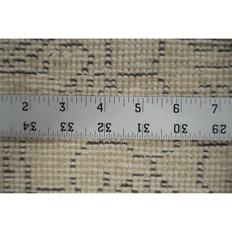 Hand Knotted Oriental 100% Wool Carpet Traditional Medallion Beige & Ivories Tabriz Area Rug - 12' 8'' X 9' 11''