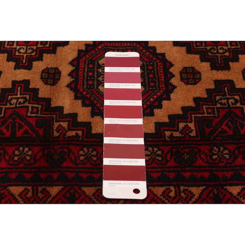 Teimani Red Rug 3'11" x 6'2" - 3'11 x 6'2