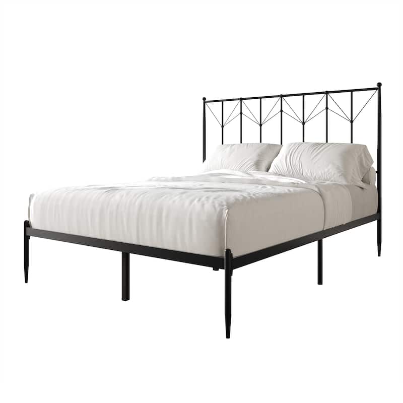 CraftPorch Elegant Metal Platform Bed