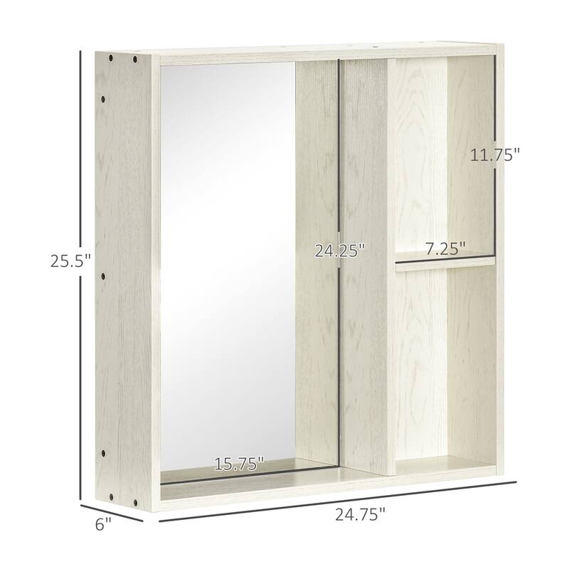 Bathroom Medicine Cabinet with Mirror,Bathroom Cabinet Wall Mounted