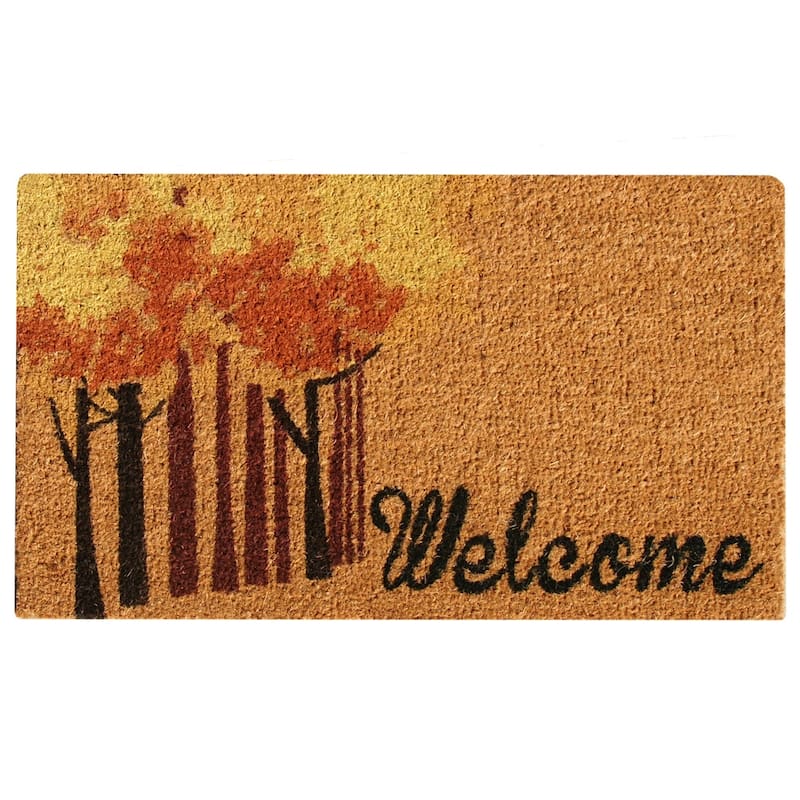 Rubber-Cal Fall Colors - "A Welcome Fall Doormat" 15mm X 18" X 30"
