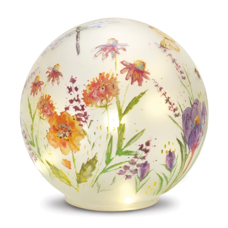 LED Floral Dragonfly Orb (Set of 3)