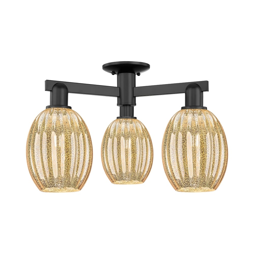 Innovations Lighting 716-3F-13-24 Preston Semi-Flush Preston 3 Light