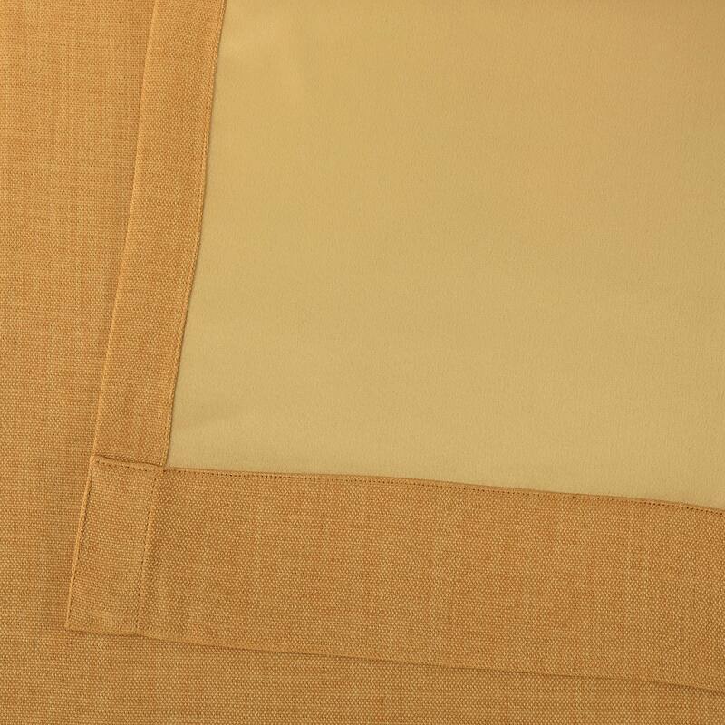 Exclusive Fabrics Faux Linen Extra Wide Room Darkening Curtain Panel