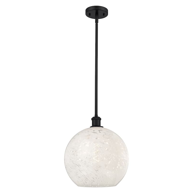 Innovations Lighting 516-1S-14-12 White Mouchette Pendant White