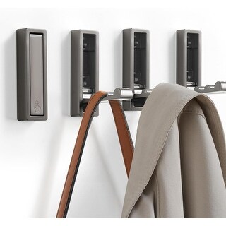 Folding Coat Hooks, 4Pcs Foldable Heavy Duty Wall Hooks