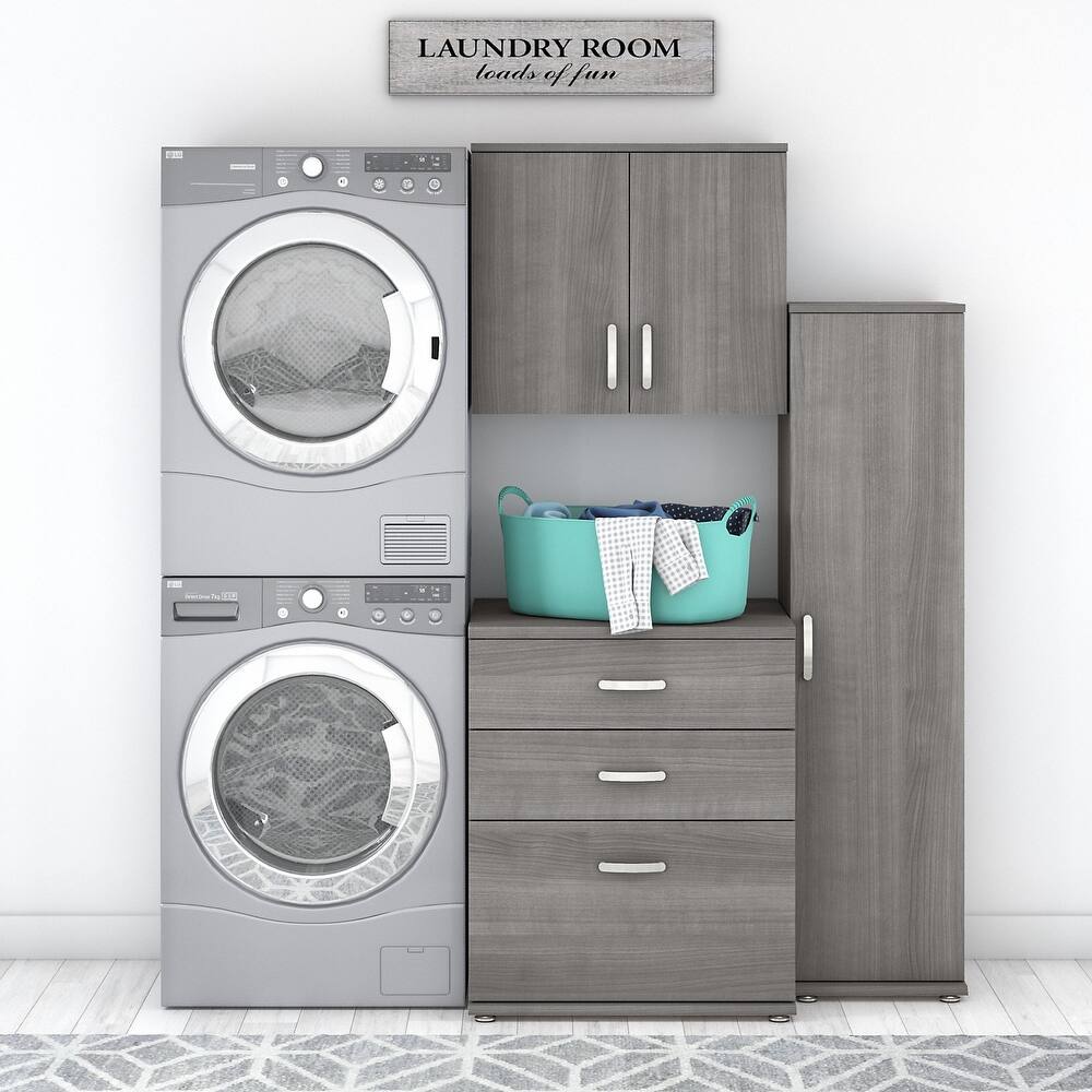 Universal 3 Piece Modular Laundry Storage by Bush Business Furniture