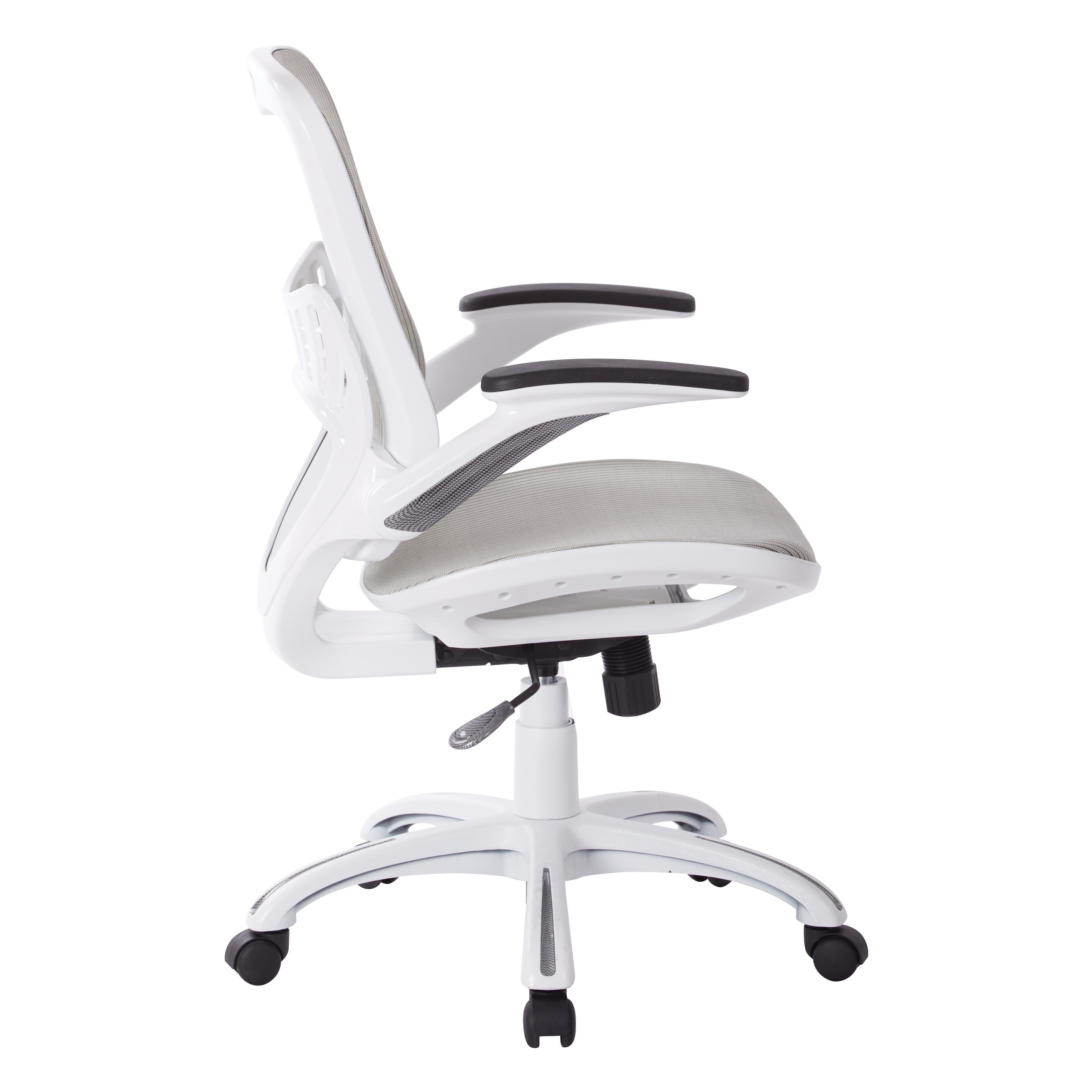 Osp riley office chair with white cheap mesh seat and back