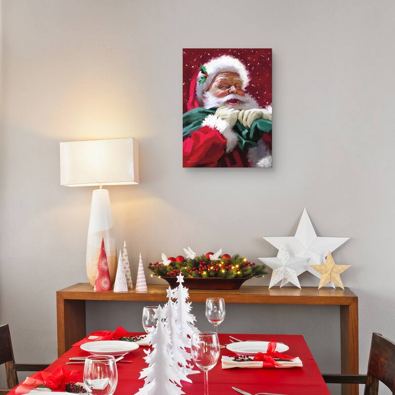Santa 3 by The Macneil Studio Canvas Art Print