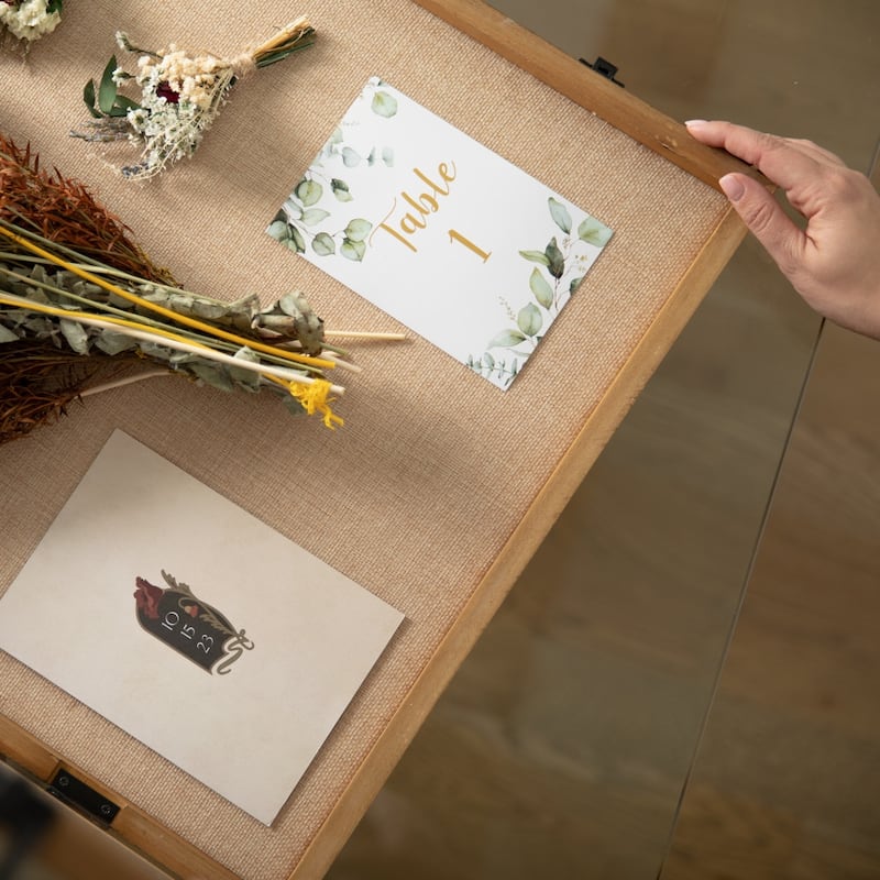 Solid Pine Shadow Display Case with Linen Liner