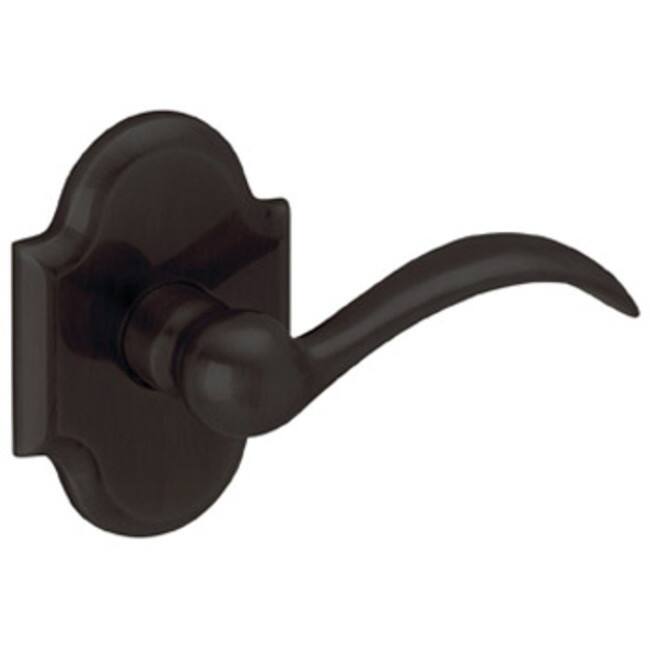 Baldwin Beavertail Right Handed Non-Turning One-Sided Dummy Door Lever - Oil Rubbed Bronze