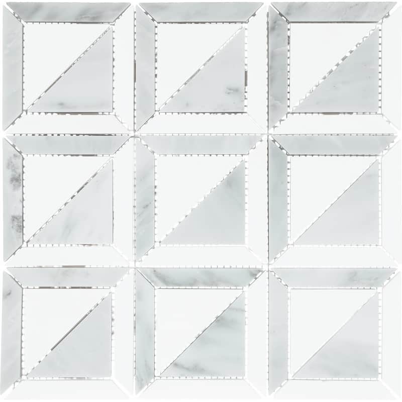 Daltile Gamma Natural Stone Window Wall and Floor Mosaic Tile (Set of 10)