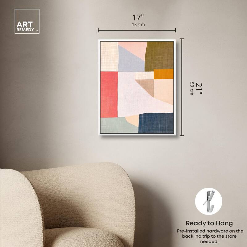 Planar Patchwork II Canvas by Art Remedy
