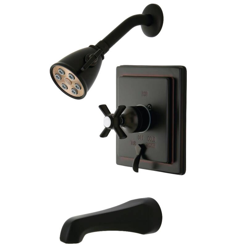 Kingston Brass Millennium Tub and Shower Trim Package with 1.8 GPM