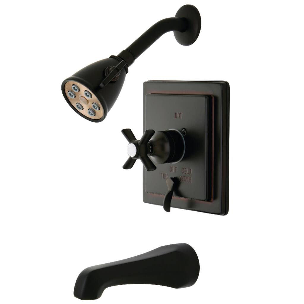 Kingston Brass Millennium Tub and Shower Trim Package with 1.8 GPM
