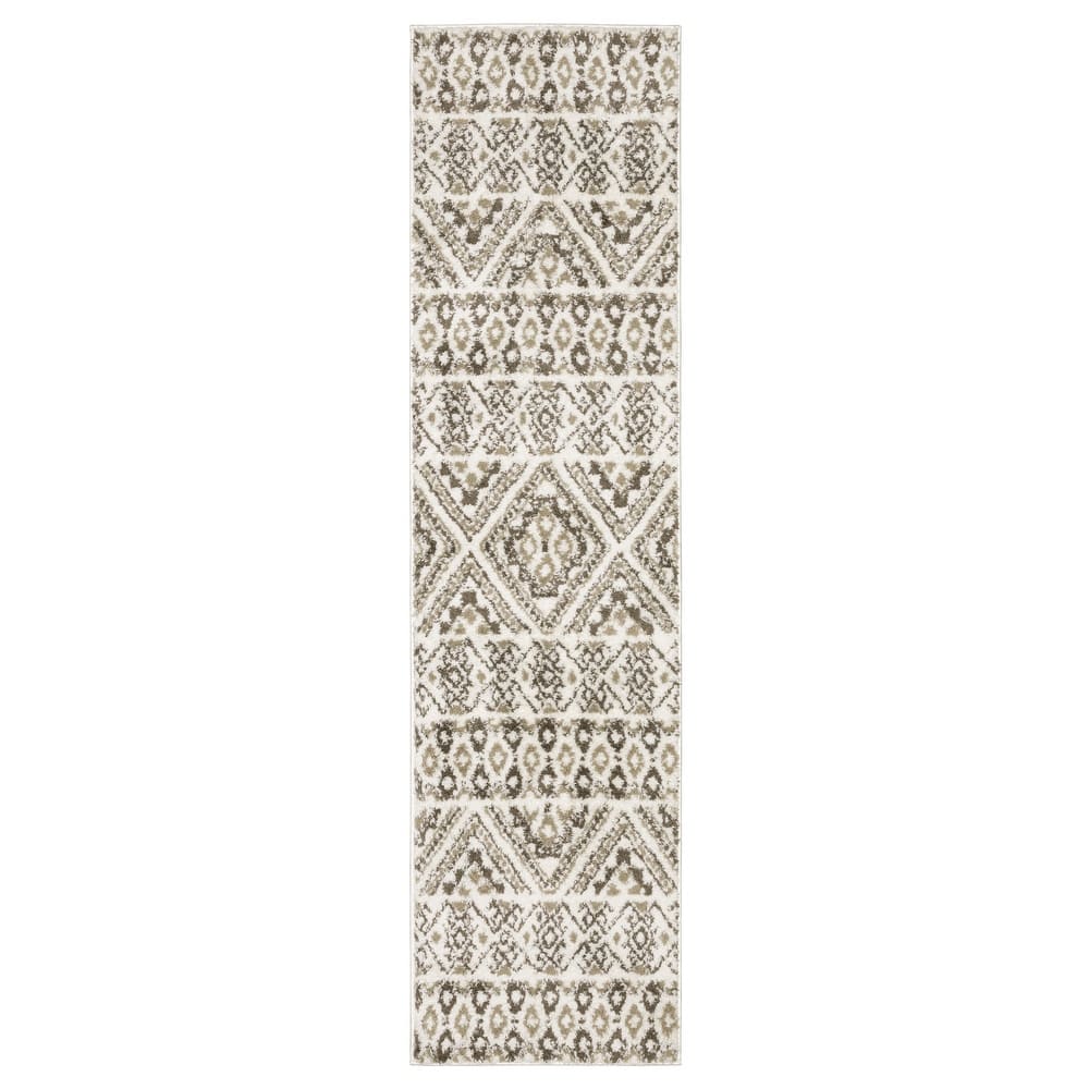 Paige Updated Lodge Brown/Beige Area Rug