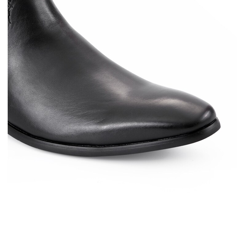 Tommy Hilfiger Boot Men\'s Size 9M  Dark Natural  Syler Slip On Dress‎ Chelsea- Amazon.com | Tommy Hilfiger, Men main image 4
