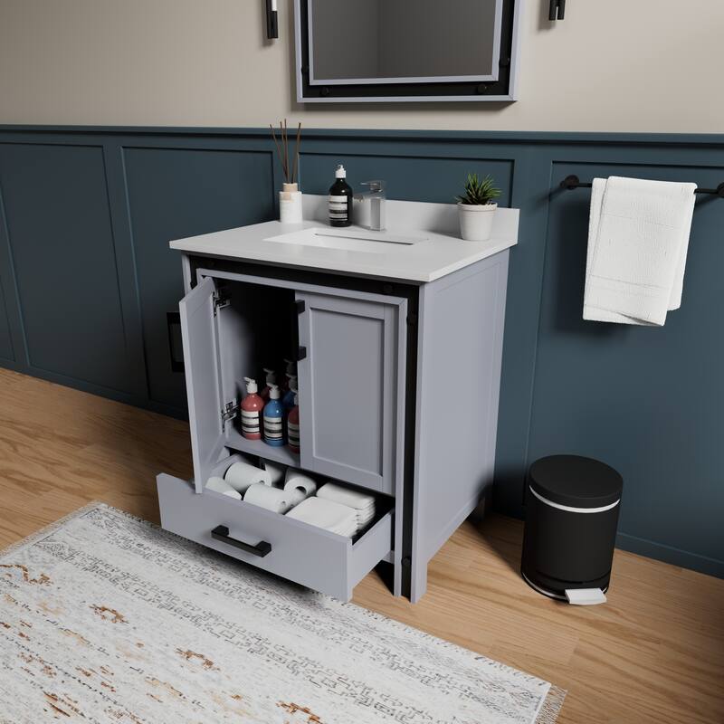 Ziva Bath Vanity No Top and Mirror