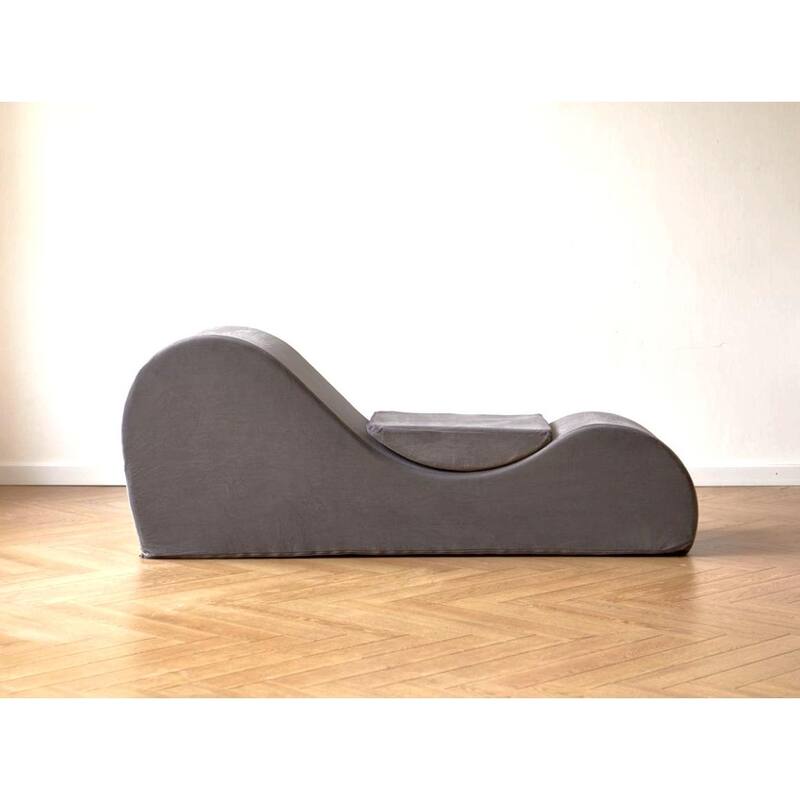 Solace Chaise Lounge Chair Relaxation, Ergonomic Design with Soft Yet Firm High-Density Foam Core