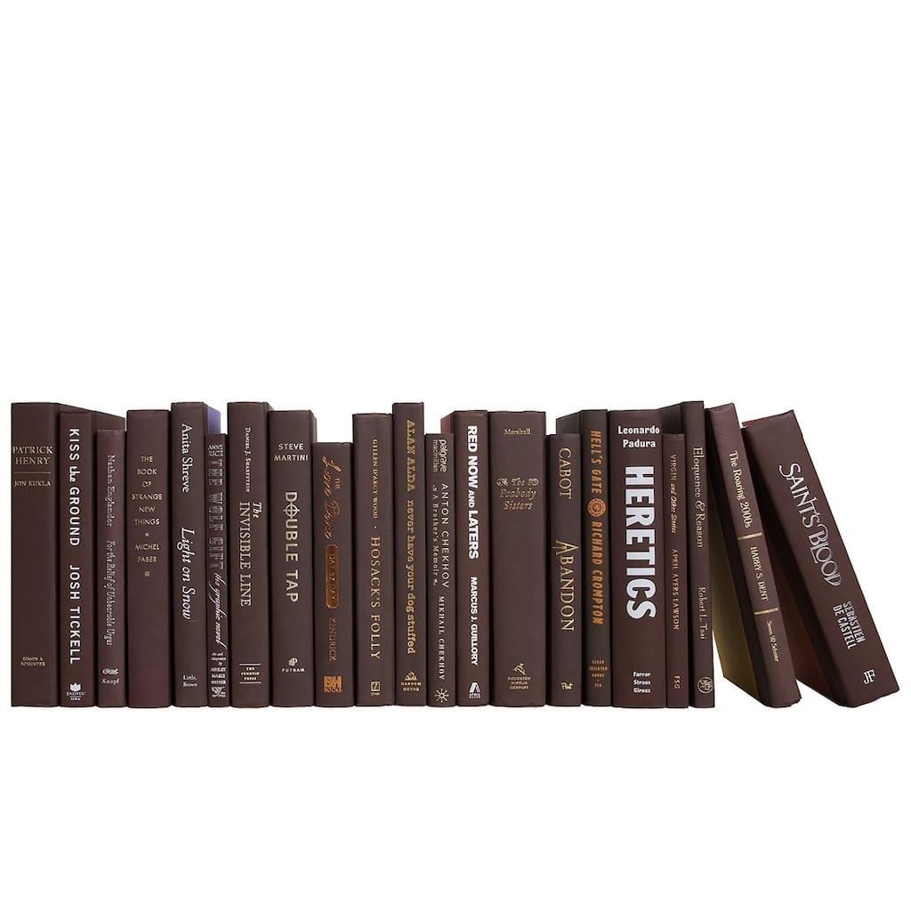 Books Brown Decorative Accessories: Coffee Color By The Foot