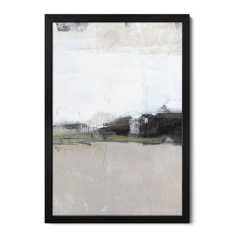 Shadow Horizon I Premium Framed Poster by Jennifer Goldberger - Black - 32x24x1
