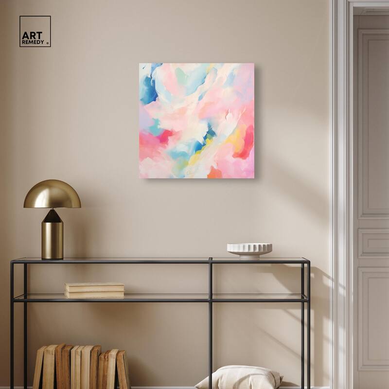 Cotton Candy Clouds II Canvas by Art Remedy, Gallery Wrapped