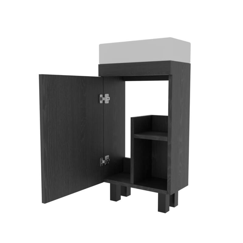 16" Bathroom Vanity Sink Combo with Undermount Ceramic Sink