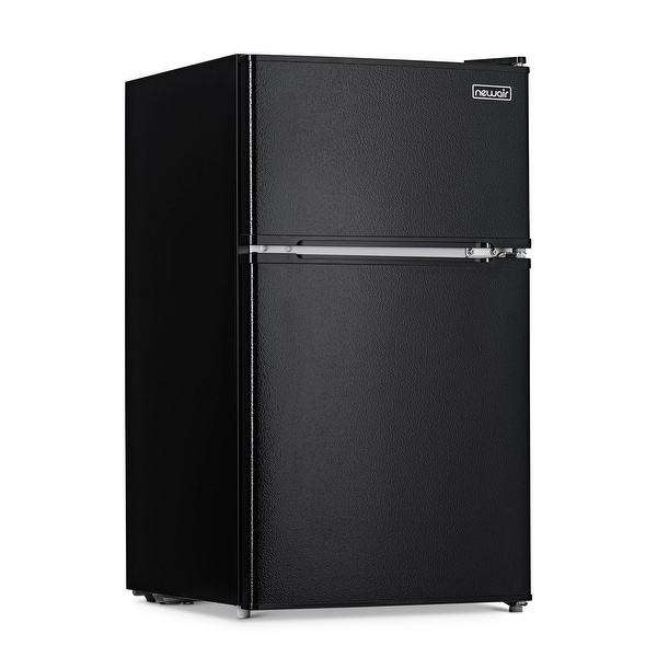 Newair 3.1 Cu. Ft. Black Compact Mini Refrigerator with Freezer, Auto Defrost, Can Dispenser and Energy Star