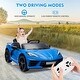 preview thumbnail 32 of 47, 12V Kids Ride on Car Licensed Corvette Battery Powered Car Toddles Electric Sports Car Toy with Remote Control