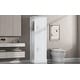 preview thumbnail 14 of 31, Modern Tall Bathroom Cabinet, Freestanding Storage Cabinet with Hooks and Adjustable Shelves, for Bathroom, White
