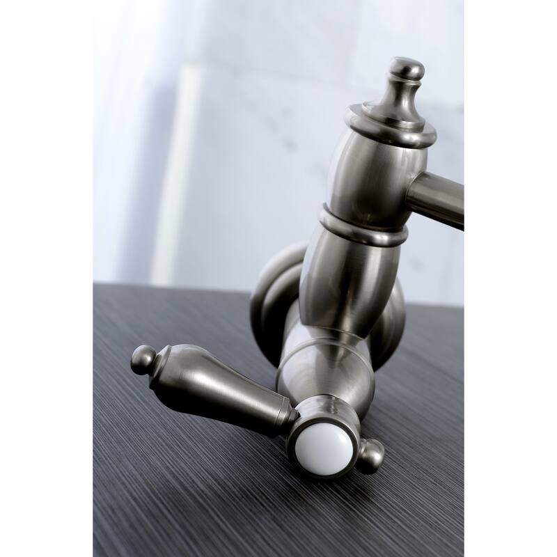 Kingston Brass Heirloom Wall Mounted Pot Filler Faucet