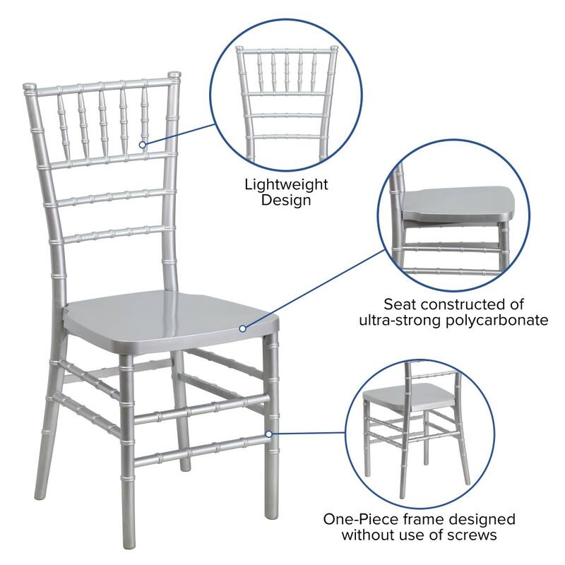 Resin Stacking Chiavari Chair - Hospitality and Event Seating