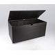preview thumbnail 14 of 35, Large Outdoor Resin Wicker Storage Box with Waterproof Lid
