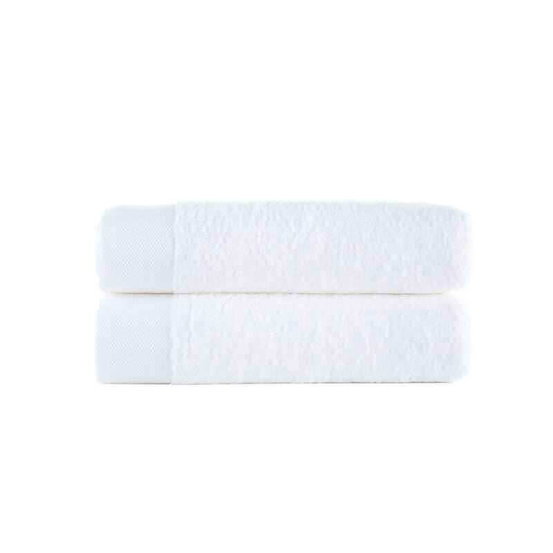 Brooks Brothers Solid Signature 2 pcs Bath Sheets