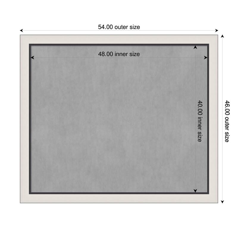 Amanti Art Ellie Brown Silver Framed - 54 x 46 in - Ellie Silver Black