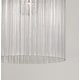 preview thumbnail 6 of 4, 10" W x 16" H 1-Light Pendant with Clear Beveled Fluted Glass - 10"W x 11.25"H