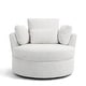 preview thumbnail 8 of 80, Upholstered Accent Swivel Barrel Armchair Club Chair with Pillows